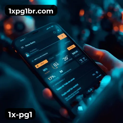 1x-pg1 App bonus area with promotional offers and PIX support